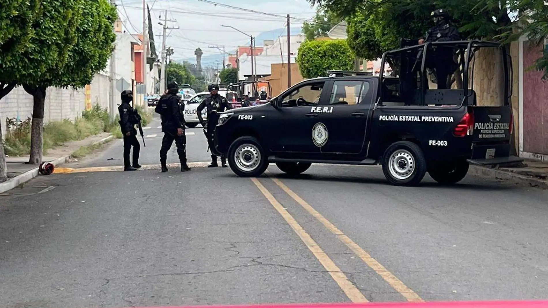 persecucion entre delincuentes y policias en Tehuacan